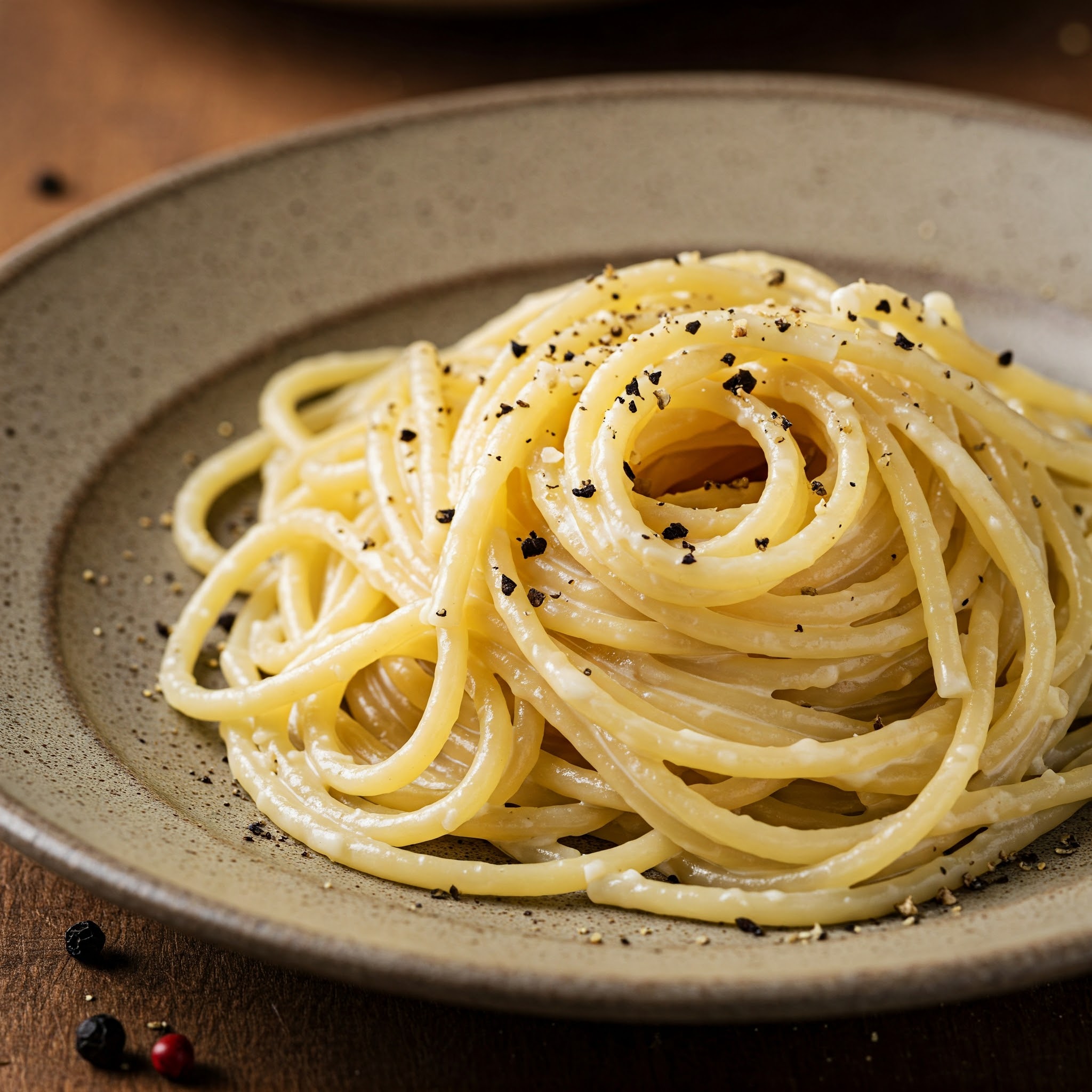 AI generated cacio e pepe